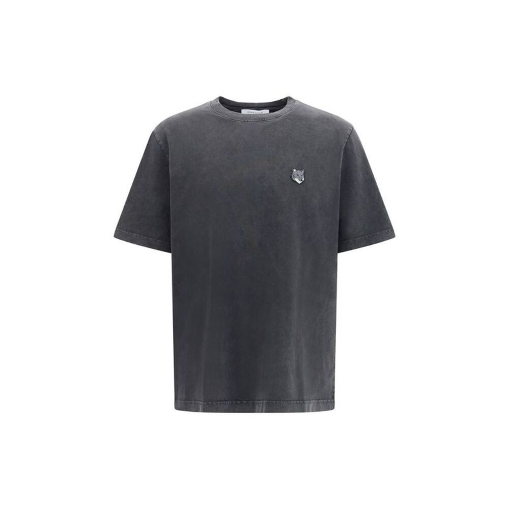 Maison Kitsuné Gray Cotton Men's T-Shirt